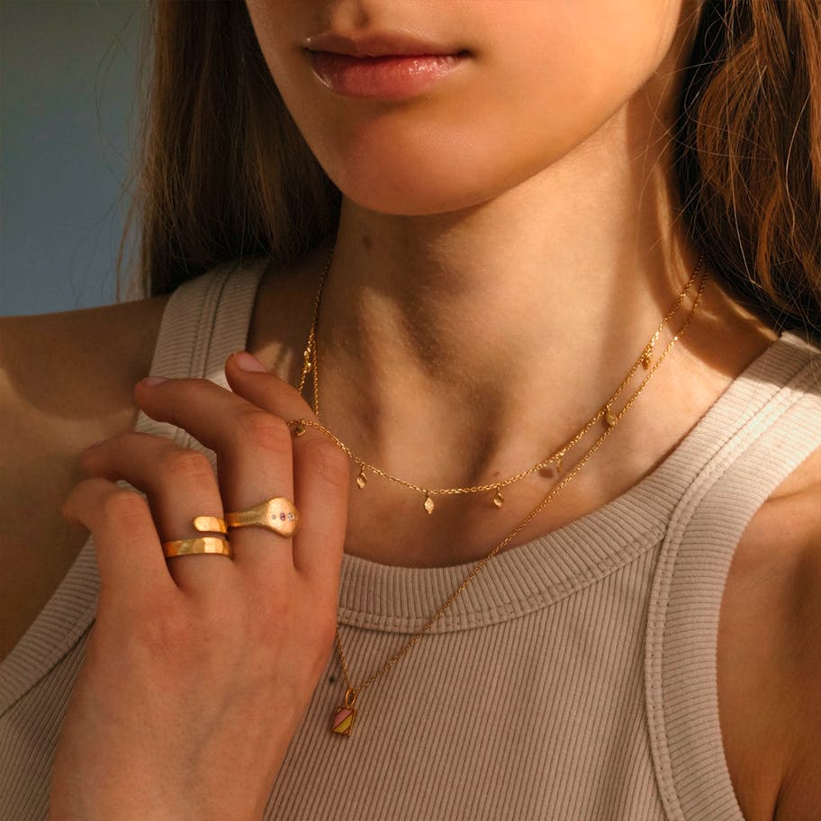STINE A Jewelry — Ile De L'Amour Ring With Stones STINE A Jewelry Ile De L'Amour Ring With Stones — Ring