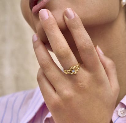 Maanesten — Shelly Ring Maanesten Shelly Ring — Bagues