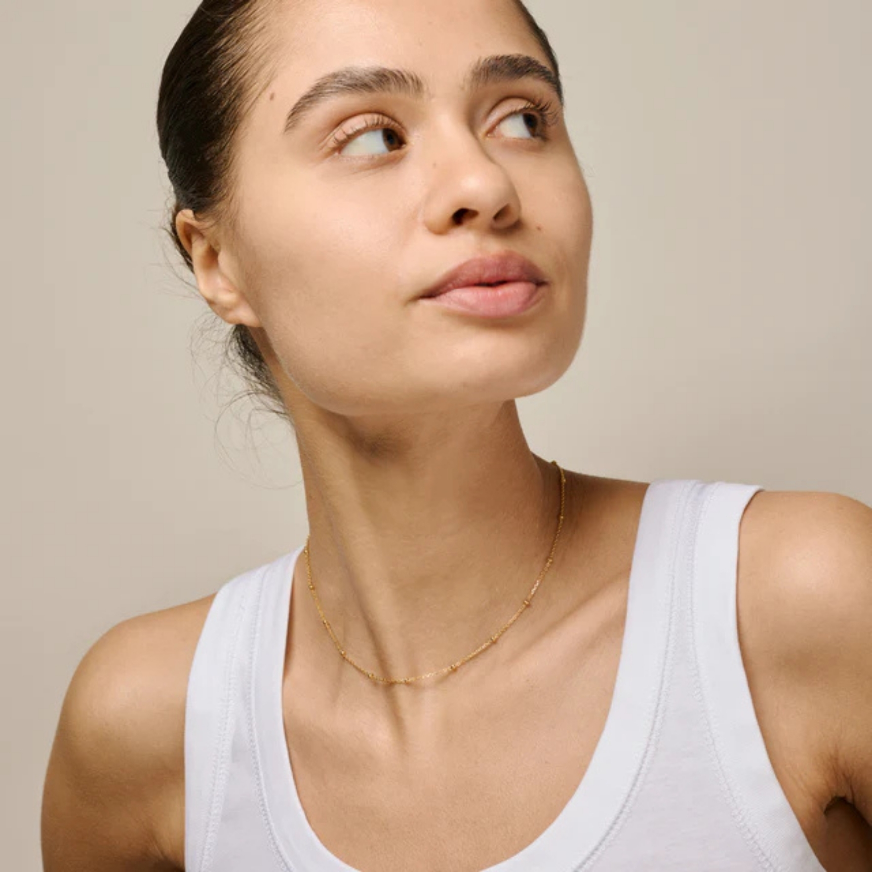 Enamel Copenhagen Beaded Chain Necklace — Halskæde