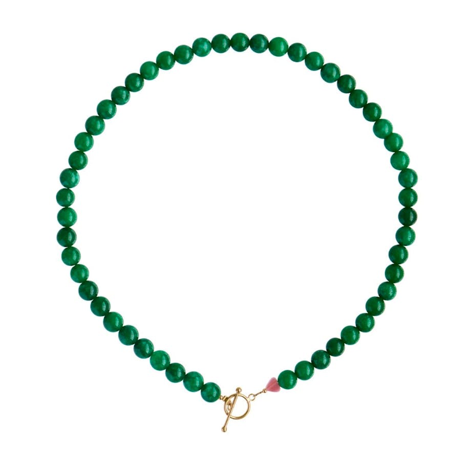 STINE A Jewelry — Cherrie Bon Bon Happy Green Necklace STINE A Jewelry Cherrie Bon Bon Happy Green Necklace — Halskjeder