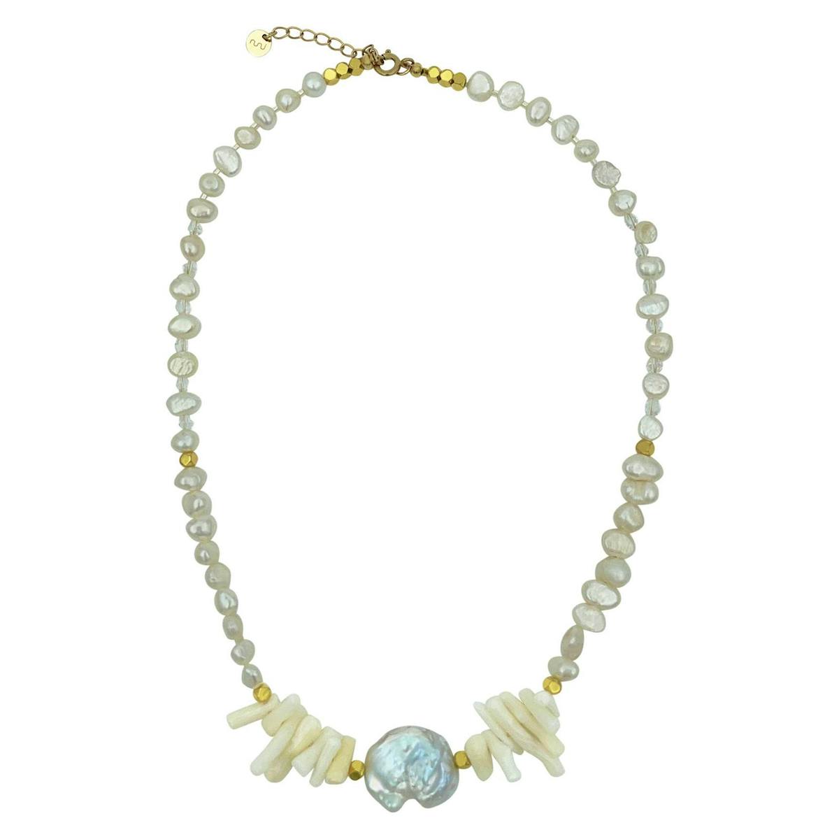 Nuni Copenhagen — Carola White Necklace Nuni Copenhagen Carola White Necklace — Necklace