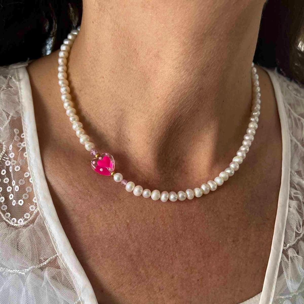 Nuni Copenhagen — Rosalia Pink Necklace Nuni Copenhagen Rosalia Pink Necklace — Collier