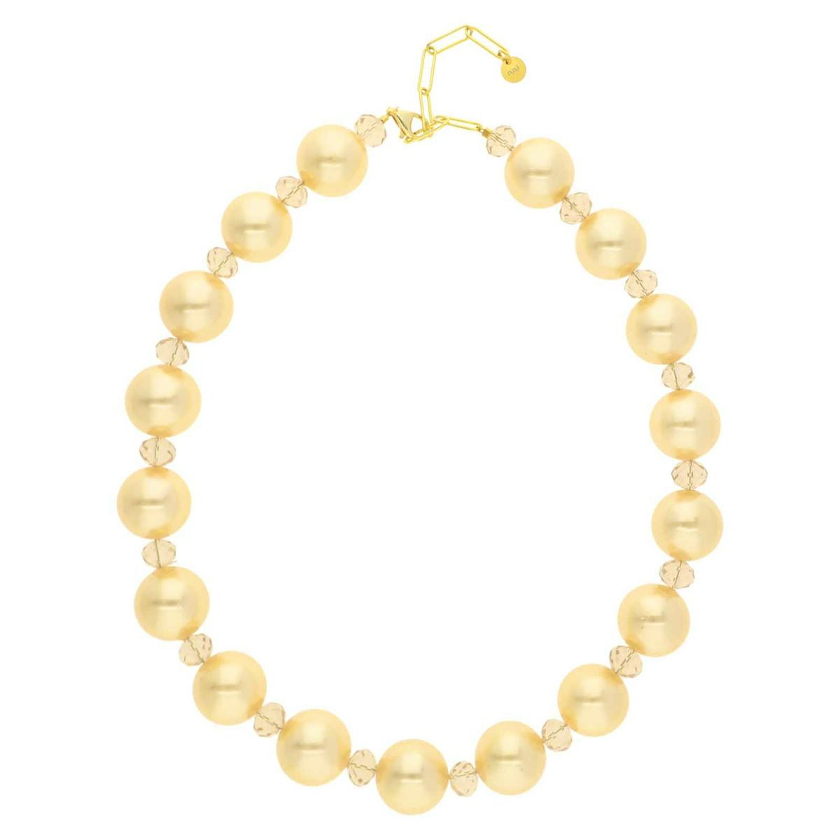 Nuni Copenhagen — Anastasia Champagne Necklace Nuni Copenhagen Anastasia Champagne Necklace — Collier