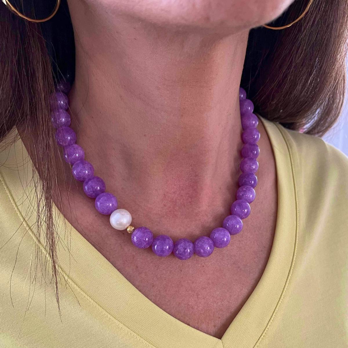 Nuni Copenhagen — Sienna Lavender Necklace Nuni Copenhagen Sienna Lavender Necklace — Collier