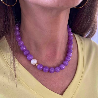 Nuni Copenhagen — Sienna Lavender Necklace Nuni Copenhagen Sienna Lavender Necklace — Collier