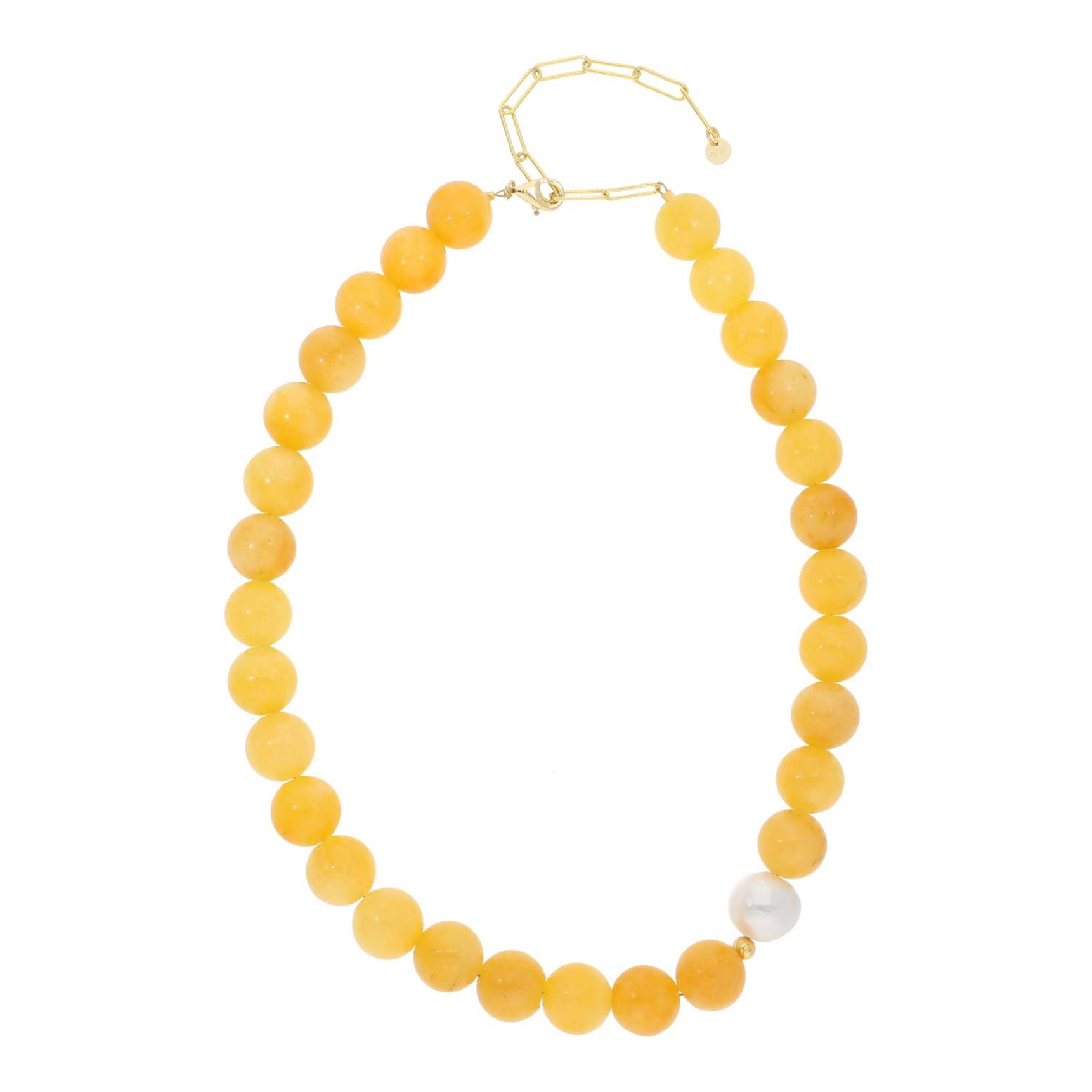 Nuni Copenhagen Sienna Yellow Necklace — Halskæde