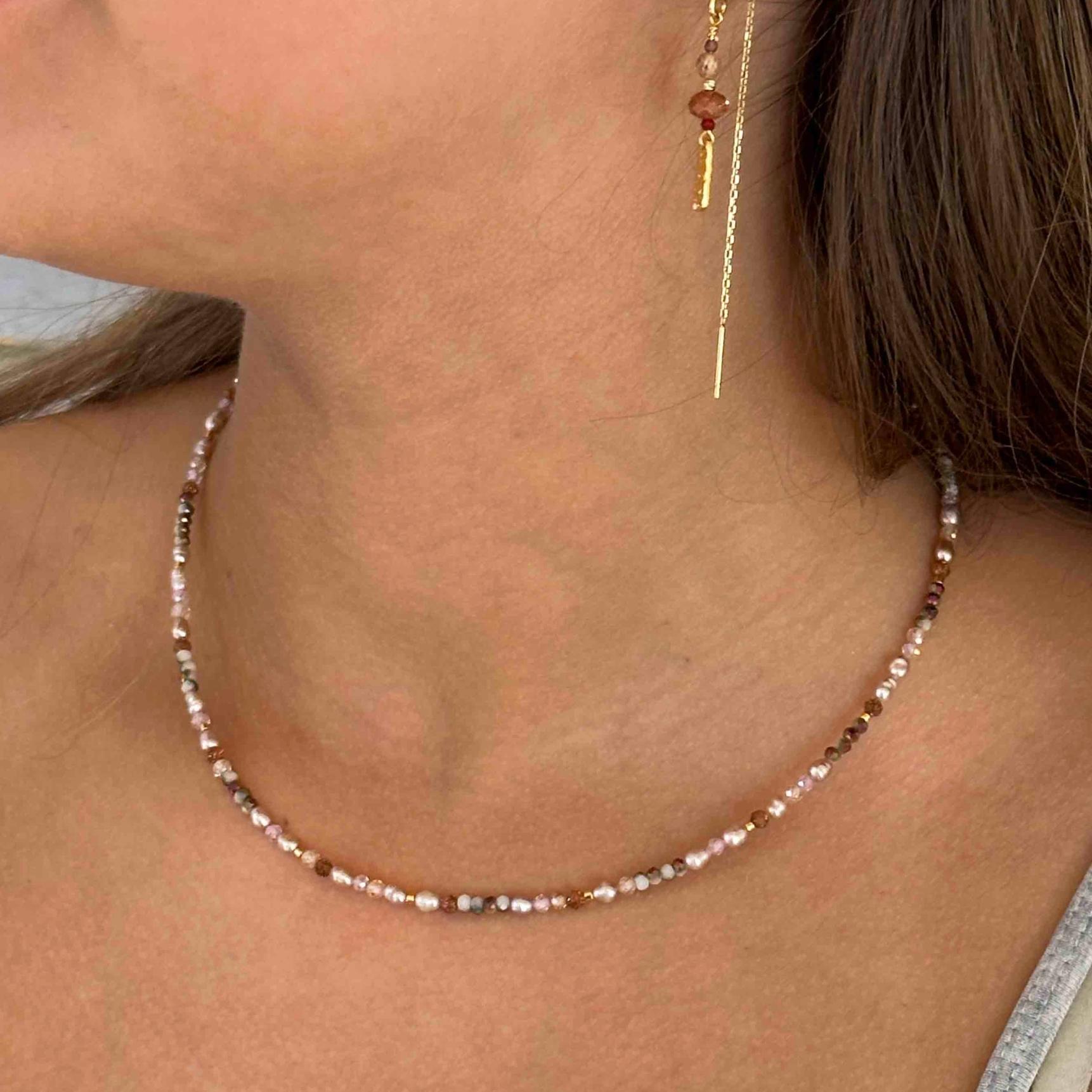 Nuni Copenhagen Gitte Toffee Love Necklace — Naszyjnik