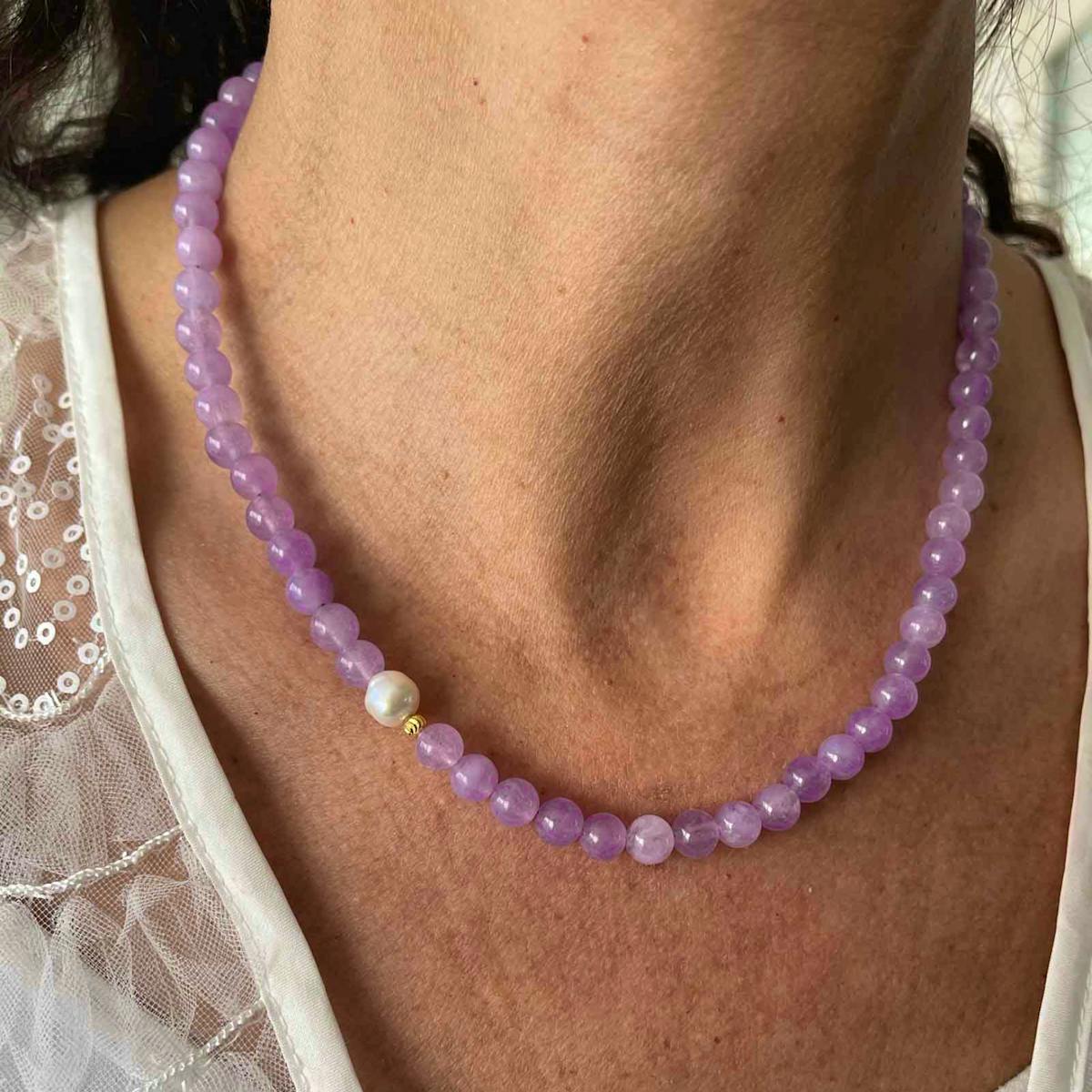 Nuni Copenhagen — Florence Lavender Necklace Nuni Copenhagen Florence Lavender Necklace — Collier