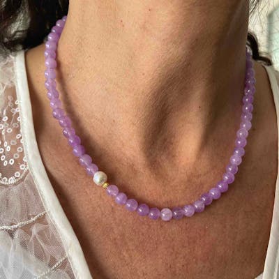 Nuni Copenhagen — Florence Lavender Necklace Nuni Copenhagen Florence Lavender Necklace — Naszyjnik
