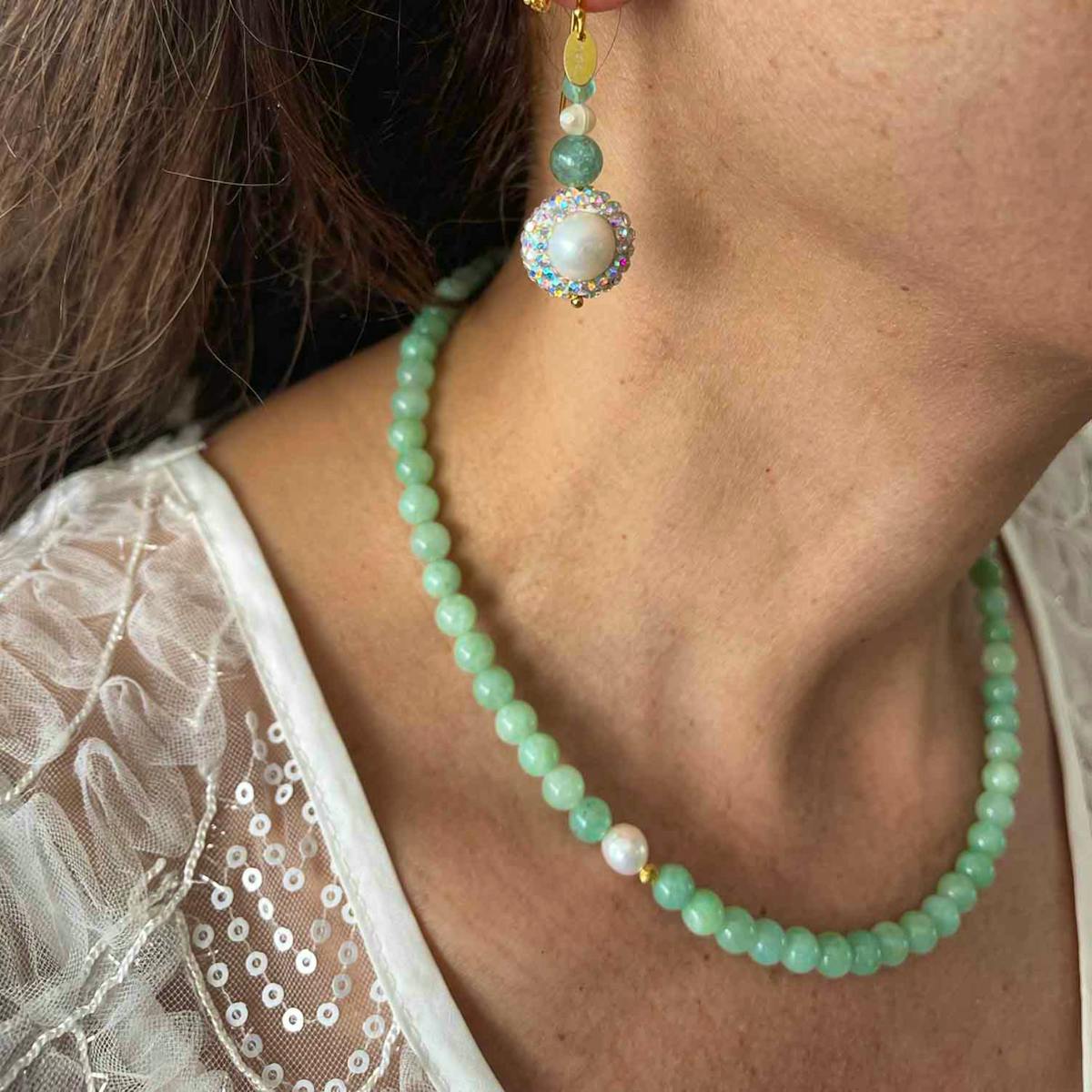 Nuni Copenhagen — Florence Mint Necklace Nuni Copenhagen Florence Mint Necklace — Collier