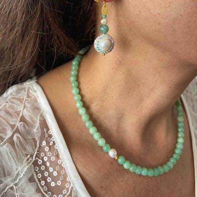 Nuni Copenhagen — Florence Mint Necklace Nuni Copenhagen Florence Mint Necklace — Naszyjnik