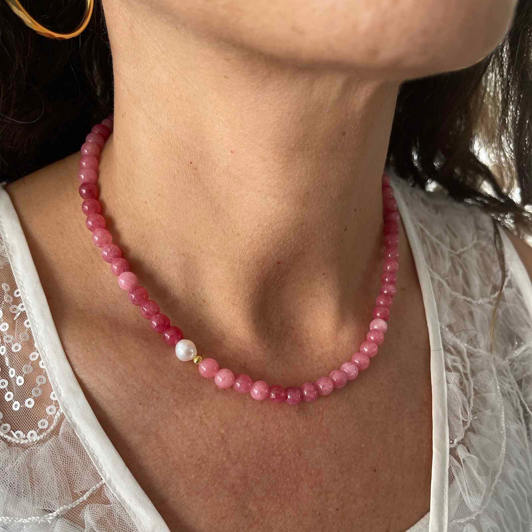 Nuni Copenhagen Florence Coral Necklace — Naszyjnik