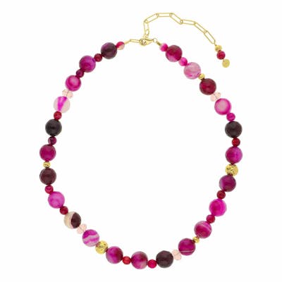 Nuni Copenhagen — Anja Pink Necklace Nuni Copenhagen Anja Pink Necklace — Halskette