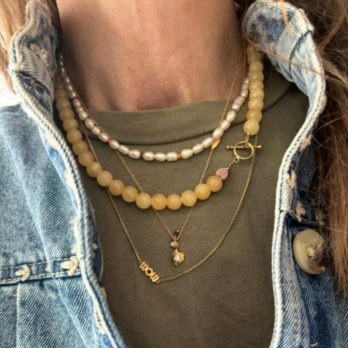 STINE A Jewelry — Cherie Bon Bon Necklace Honey STINE A Jewelry Cherie Bon Bon Necklace Honey — Halskjeder
