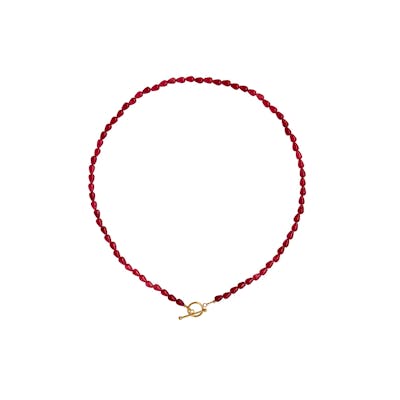 STINE A Jewelry — Love Drop Necklace Burgundy STINE A Jewelry Love Drop Necklace Burgundy — Necklace