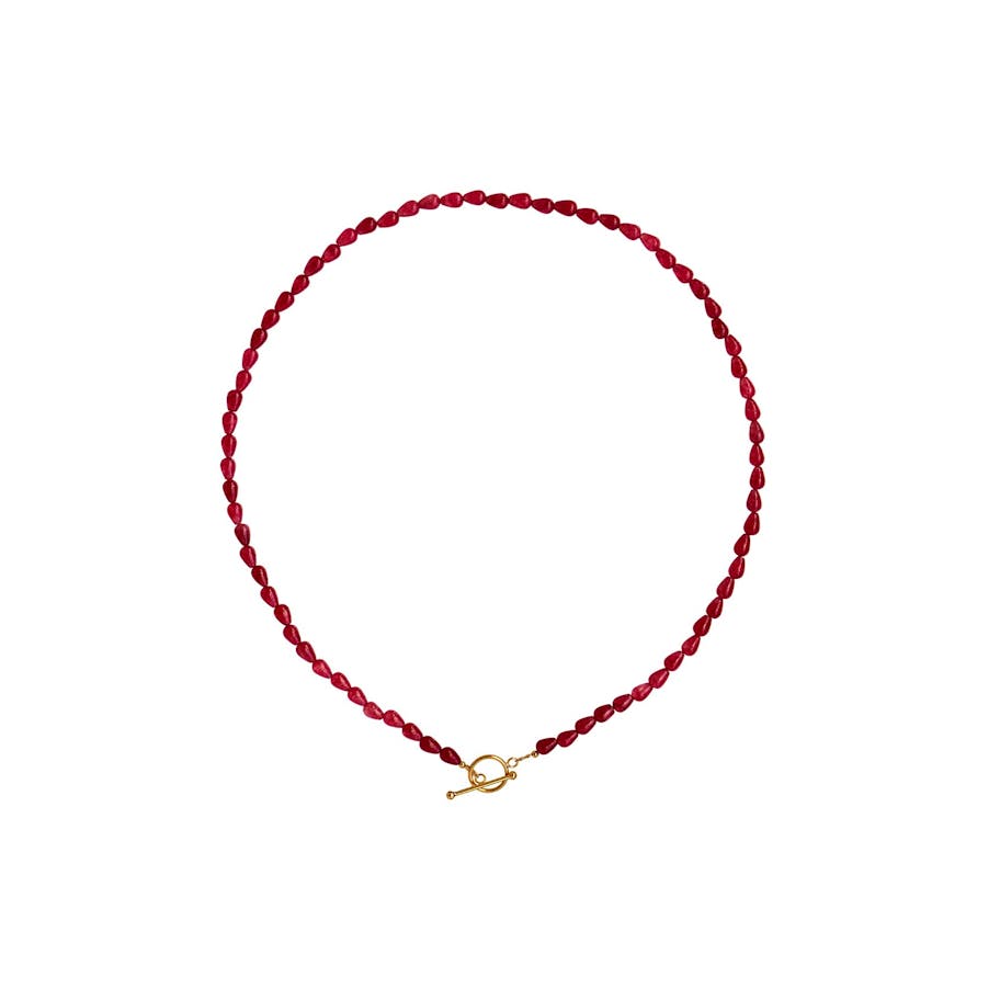 STINE A Jewelry — Love Drop Necklace Burgundy STINE A Jewelry Love Drop Necklace Burgundy — Necklace