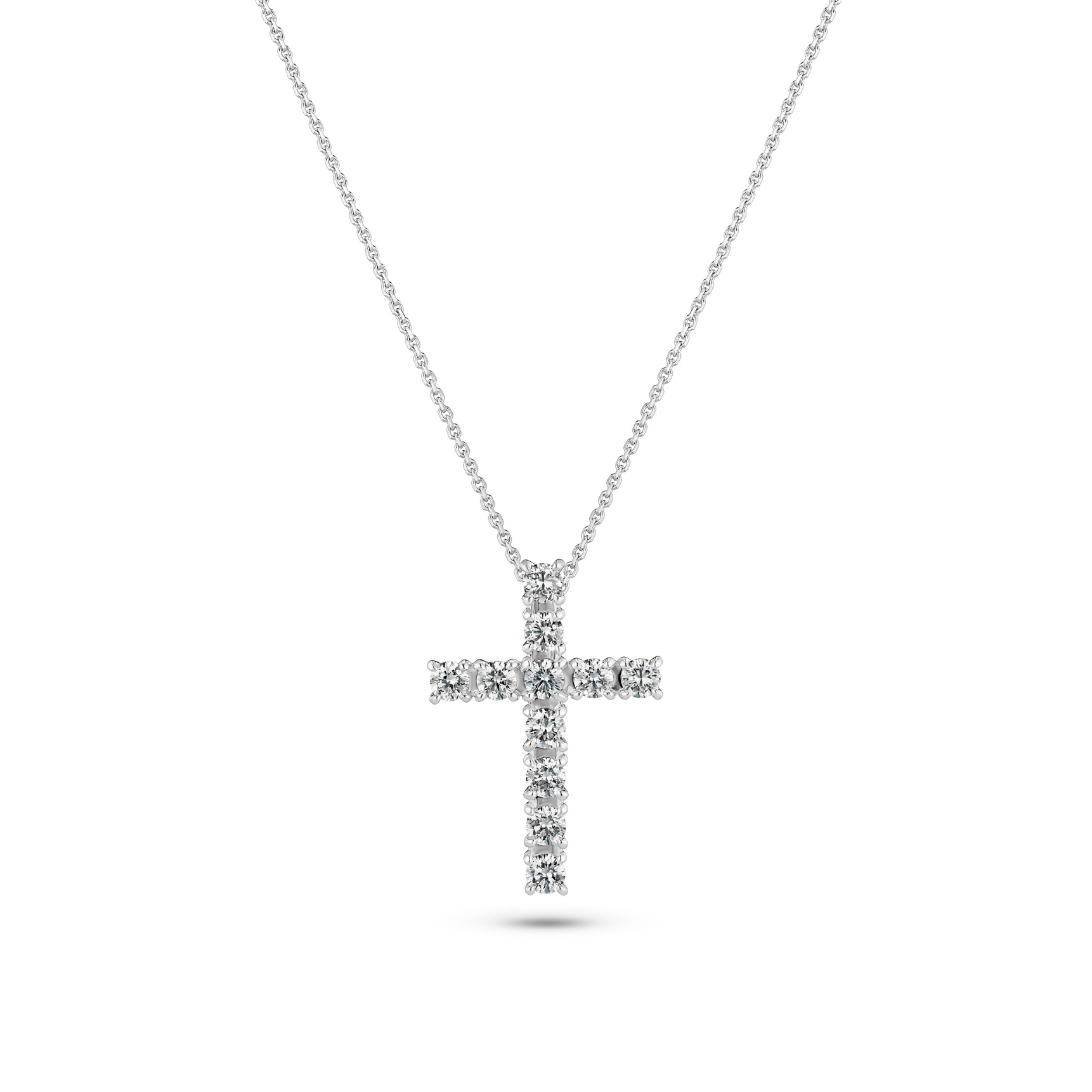 Sif Jakobs Diamond Alba Croce Necklace 0.64 ct — Necklace