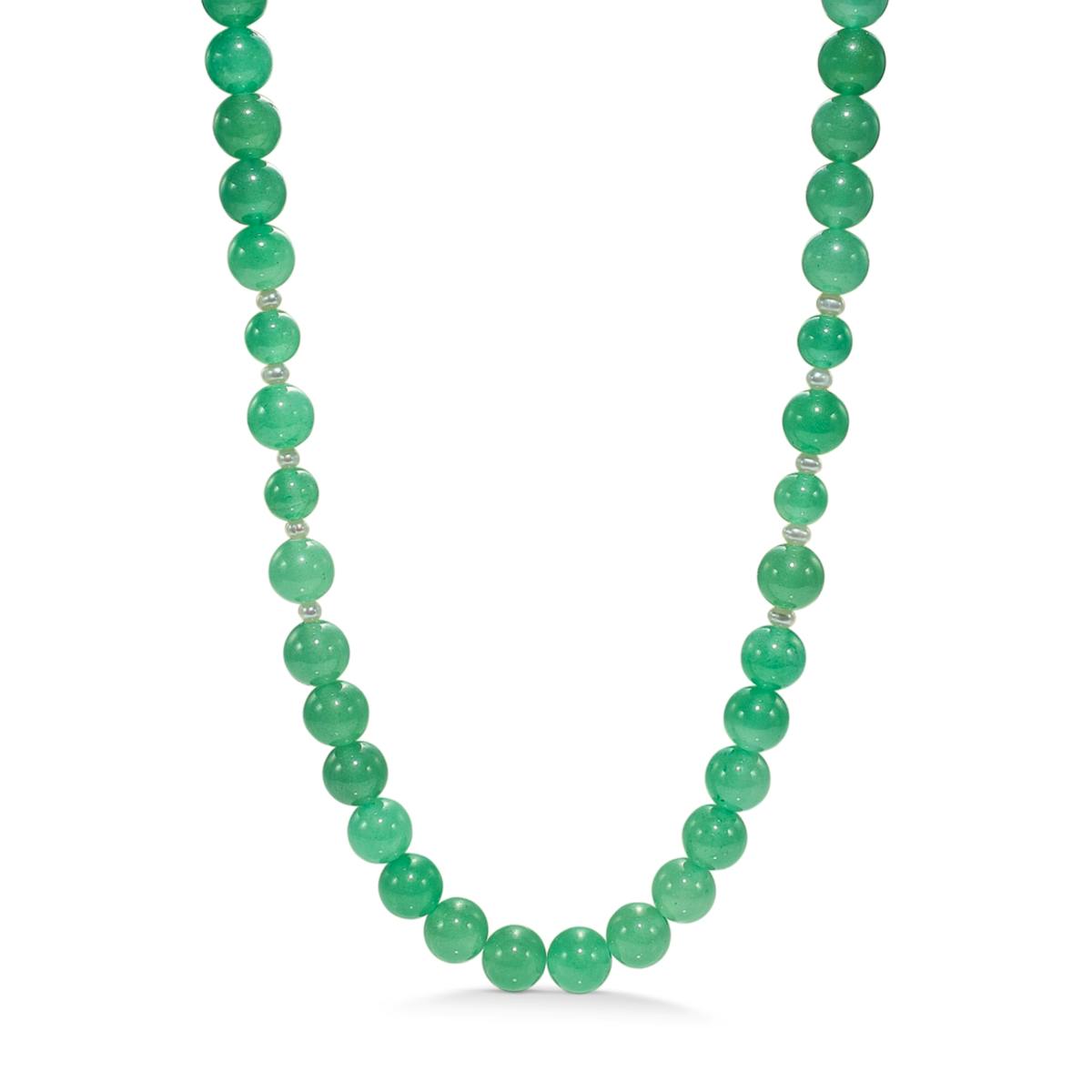 Studio Z — Genuine Aventurin Necklace Studio Z Genuine Aventurin Necklace — Collier