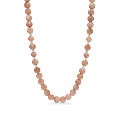 Studio Z — Genuine Sunstone Necklace Studio Z Genuine Sunstone Necklace — Halskette