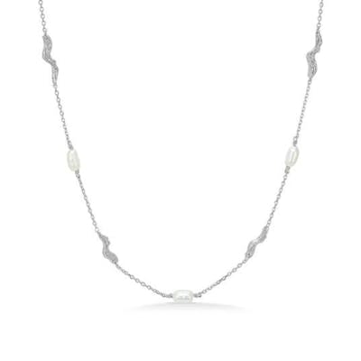 Studio Z — Tangled Pearl Necklace Studio Z Tangled Pearl Necklace — Collier