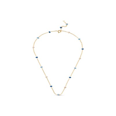 Enamel Copenhagen — Lola Bold Necklace Marine Enamel Copenhagen Lola Bold Necklace Marine — Naszyjnik