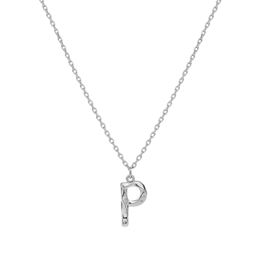 Maanesten — Alphabet Necklace P Maanesten Alphabet Necklace P — Halsband