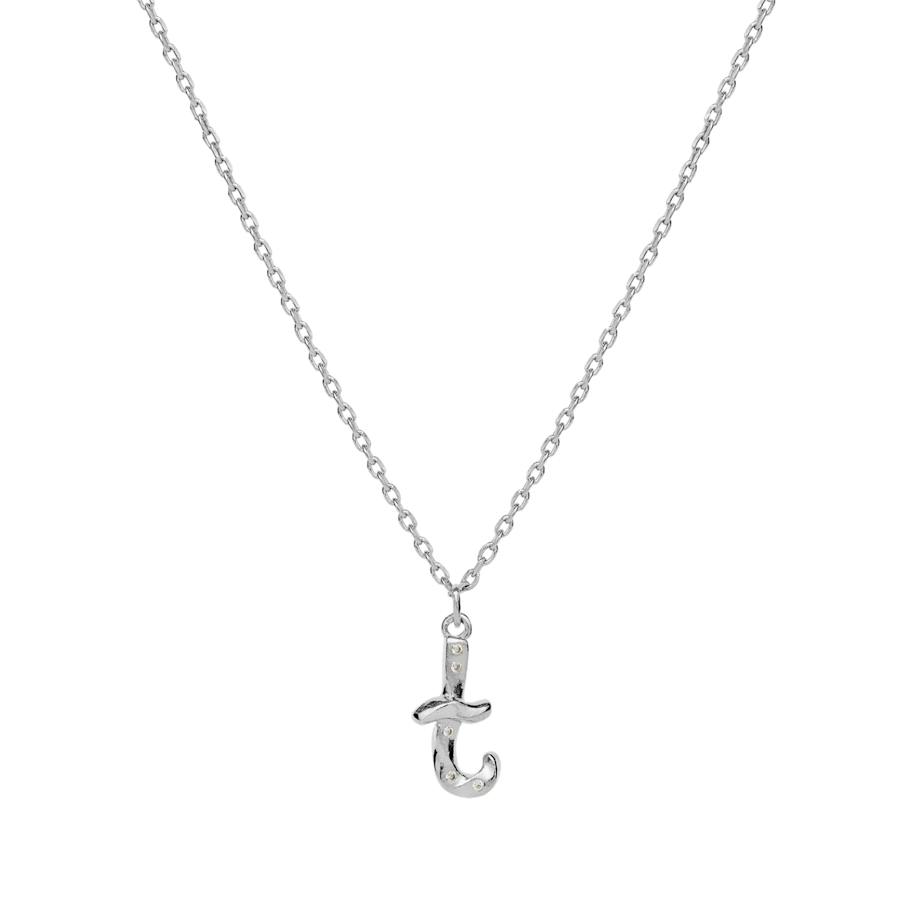 Maanesten — Alphabet Necklace T Maanesten Alphabet Necklace T — Halsketting