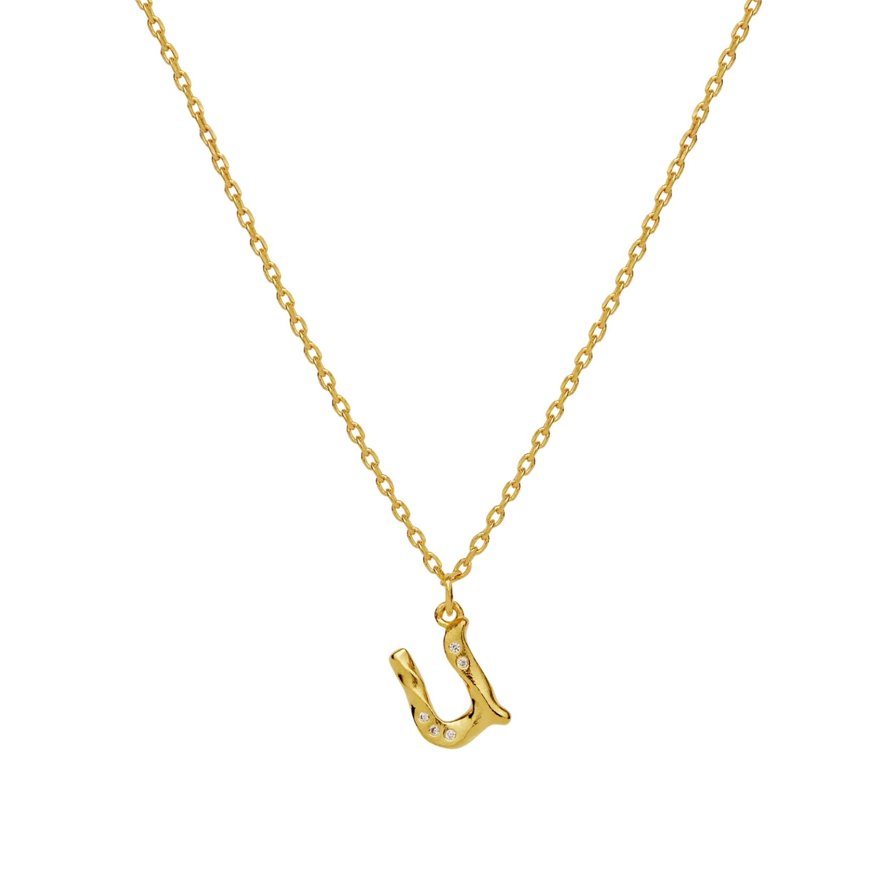 Maanesten Alphabet Necklace U — Náhrdelník