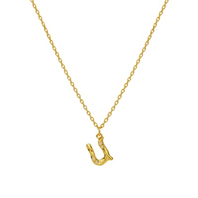 Maanesten — Alphabet Necklace U Maanesten Alphabet Necklace U — Necklace