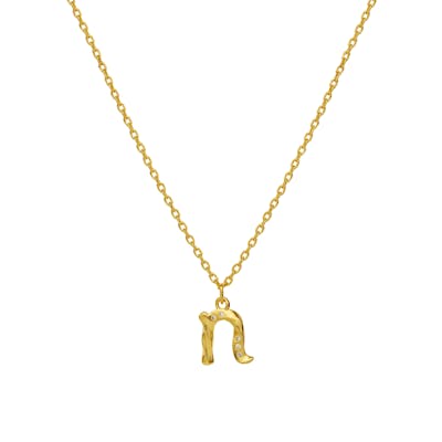 Maanesten — Alphabet Necklace N Maanesten Alphabet Necklace N — Necklace