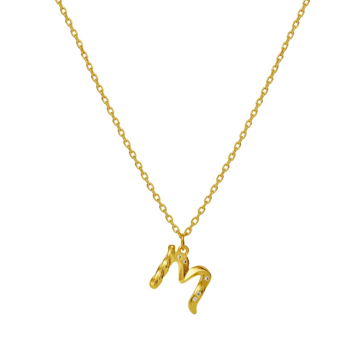 Maanesten — Alphabet Necklace M Maanesten Alphabet Necklace M — Náhrdelník
