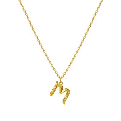Maanesten — Alphabet Necklace M Maanesten Alphabet Necklace M — Halsketting