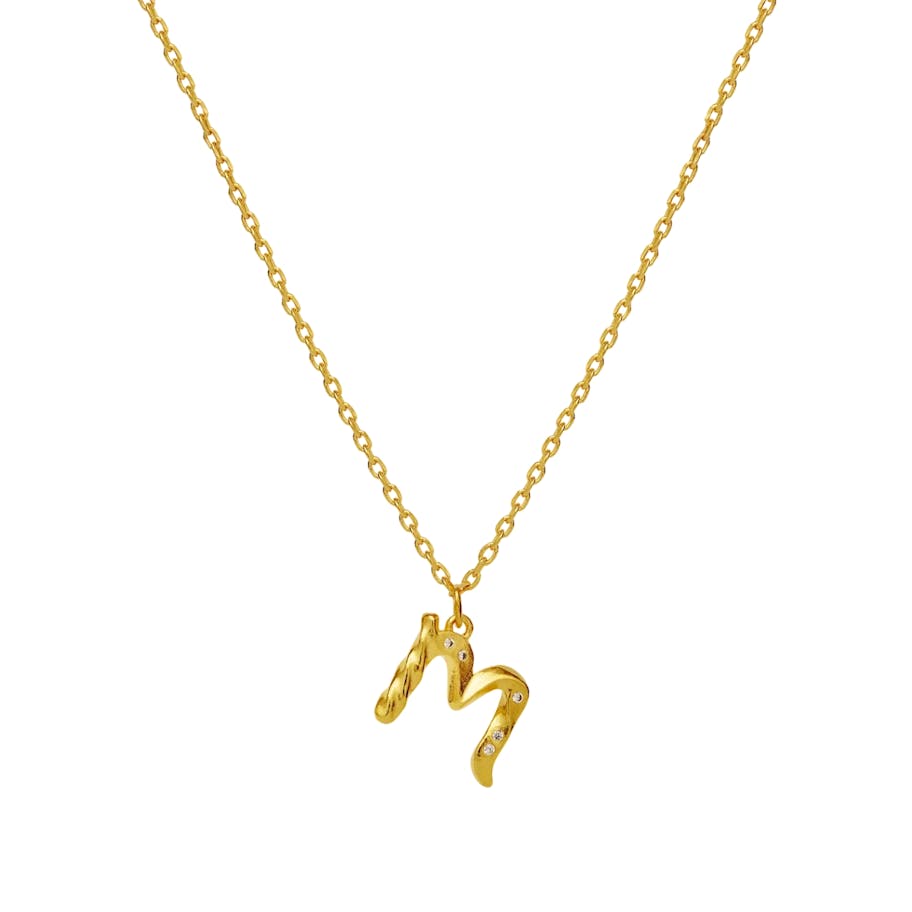 Maanesten — Alphabet Necklace M Maanesten Alphabet Necklace M — Halskette