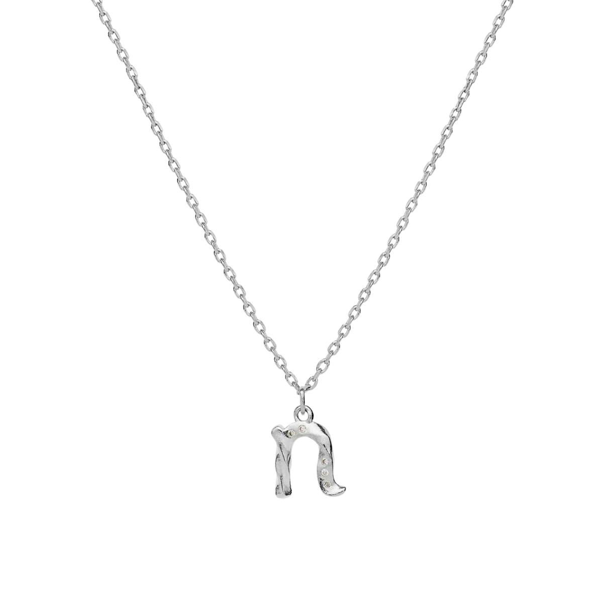 Maanesten — Alphabet Necklace N Maanesten Alphabet Necklace N — Collier