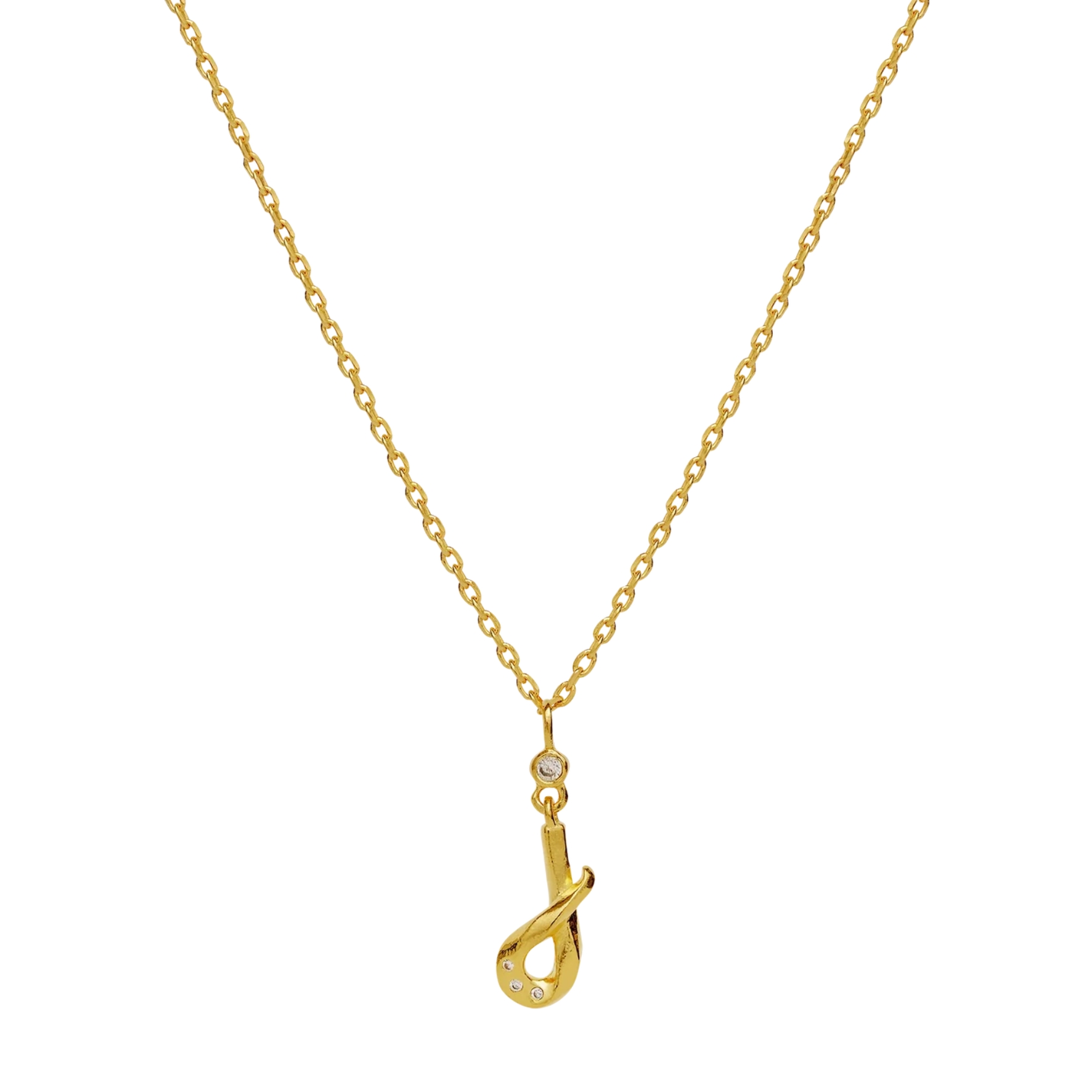 Maanesten Alphabet Necklace J — Náhrdelník