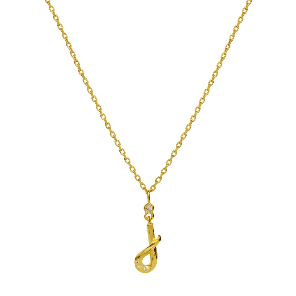 Maanesten — Alphabet Necklace J Maanesten Alphabet Necklace J — Necklace