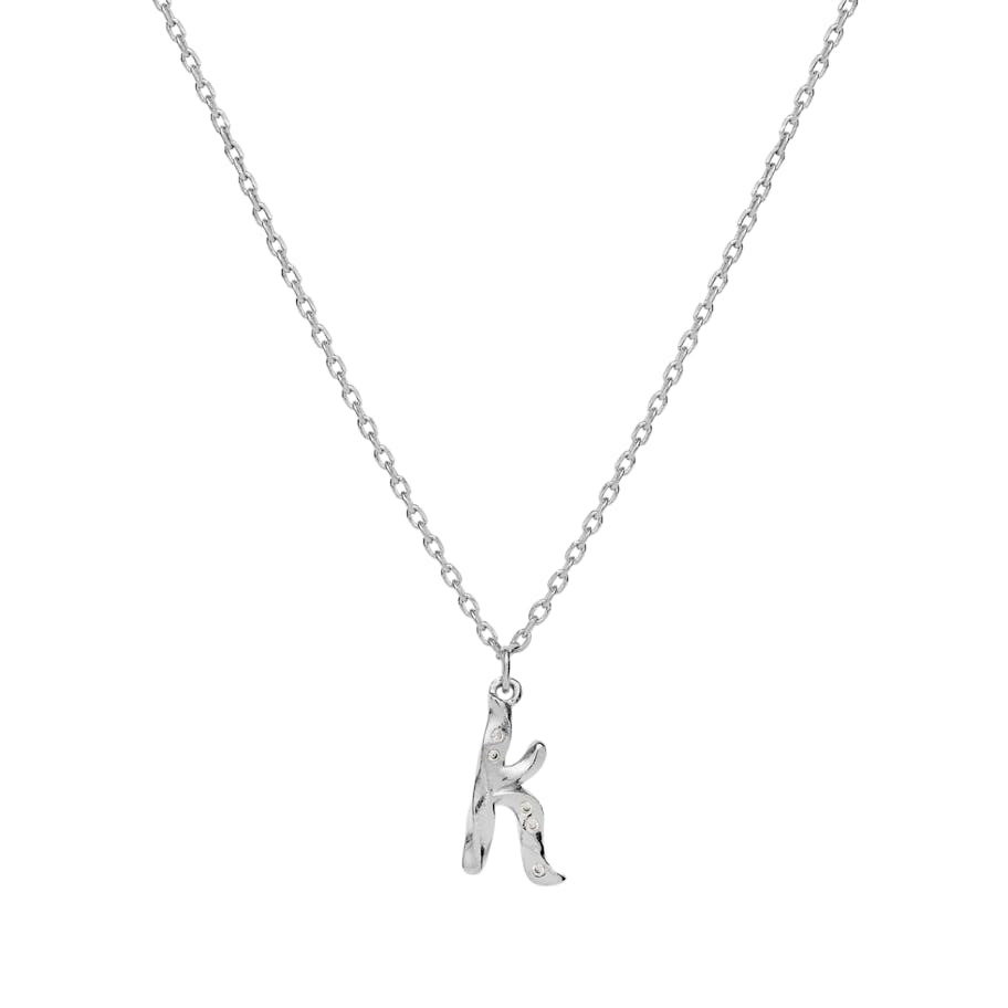 Maanesten — Alphabet Necklace K Maanesten Alphabet Necklace K — Kaulakoru