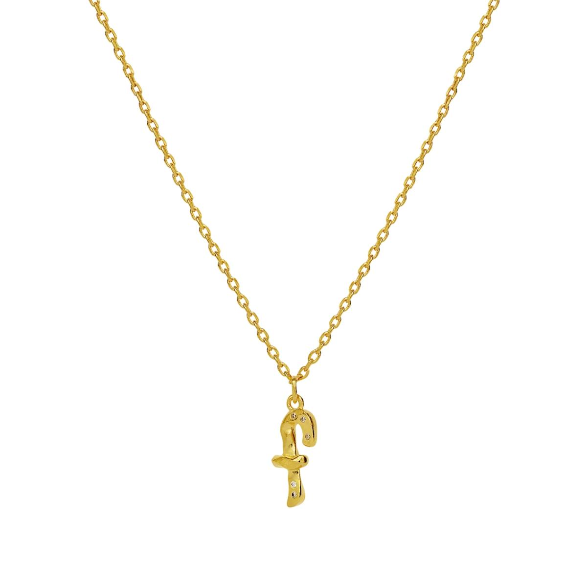 Maanesten — Alphabet Necklace F Maanesten Alphabet Necklace F — Necklace