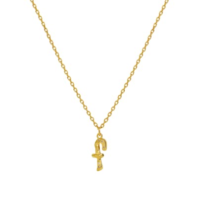 Maanesten — Alphabet Necklace F Maanesten Alphabet Necklace F — Necklace