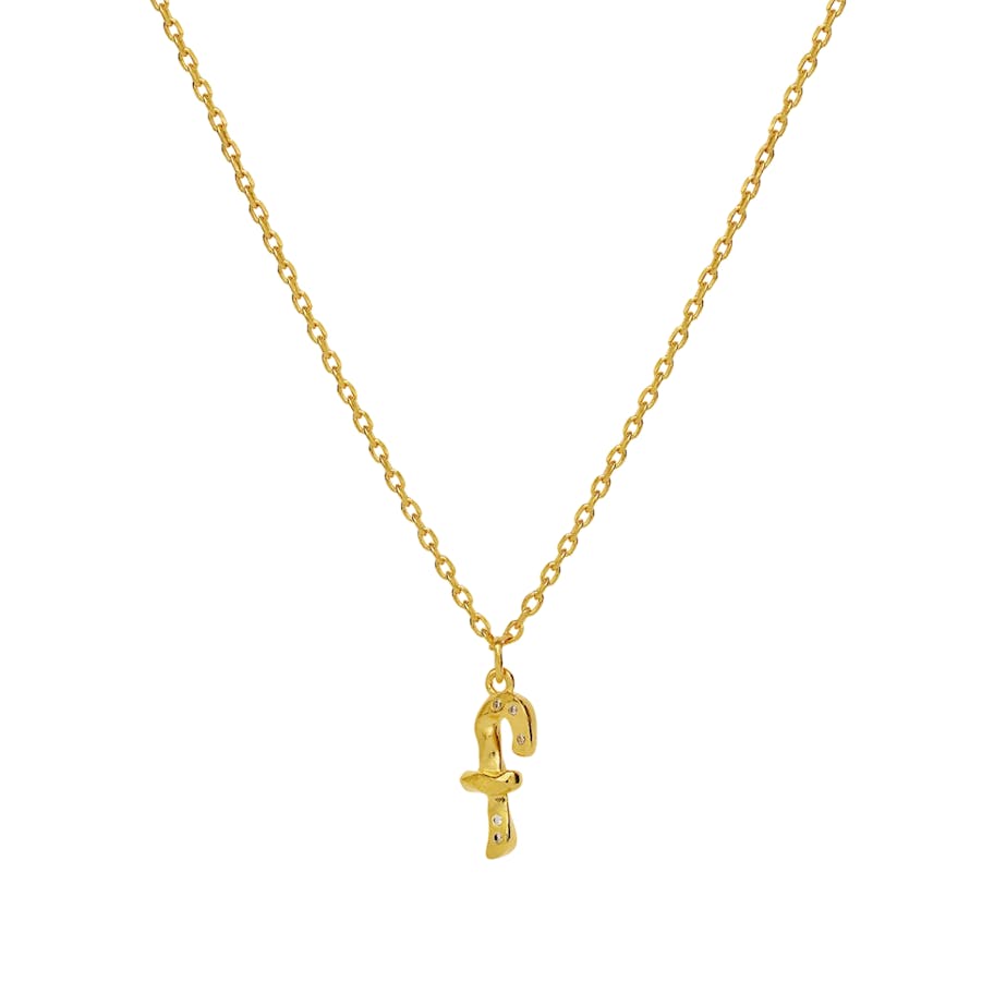 Maanesten — Alphabet Necklace F Maanesten Alphabet Necklace F — Kaulakoru