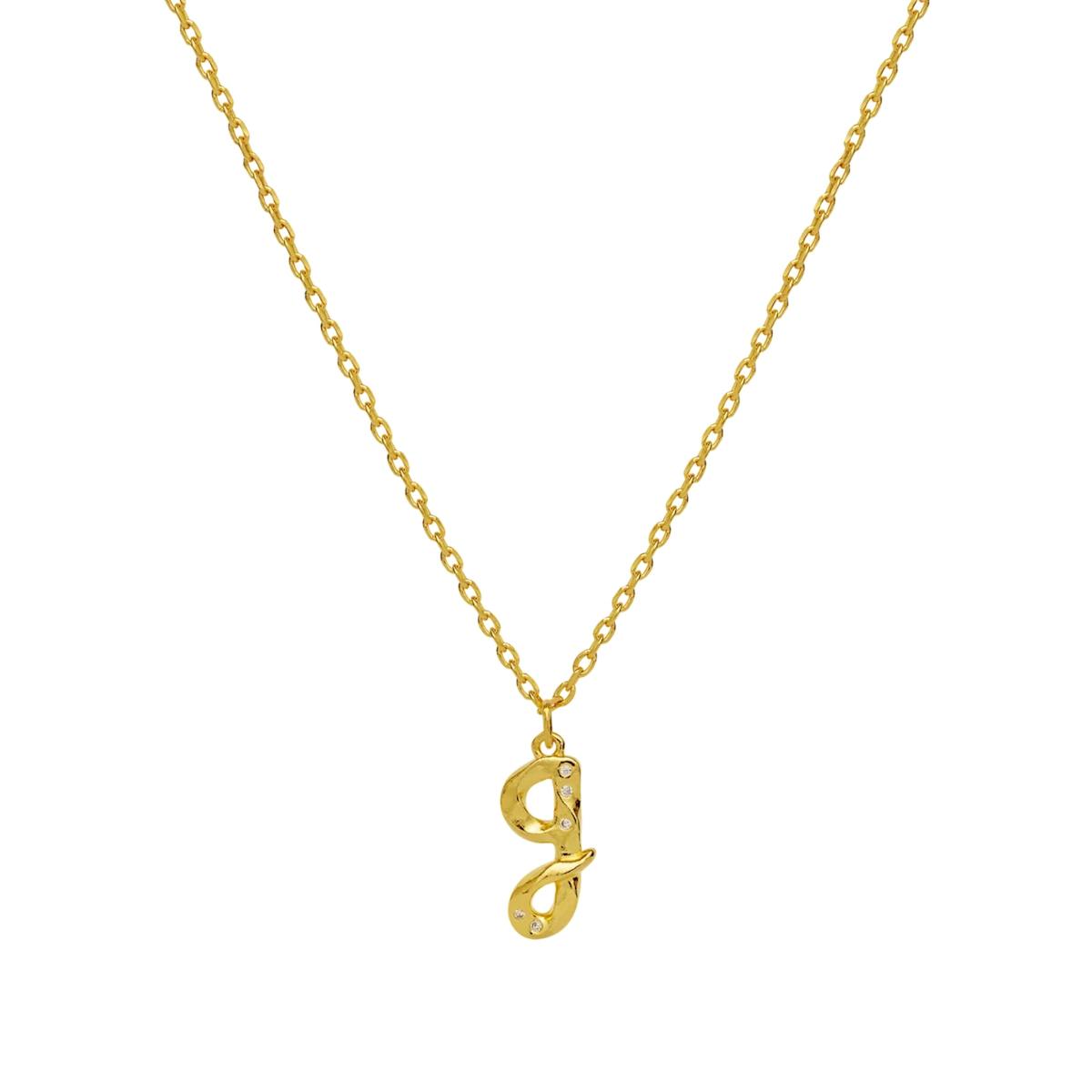 Maanesten — Alphabet Necklace G Maanesten Alphabet Necklace G — Halskæde