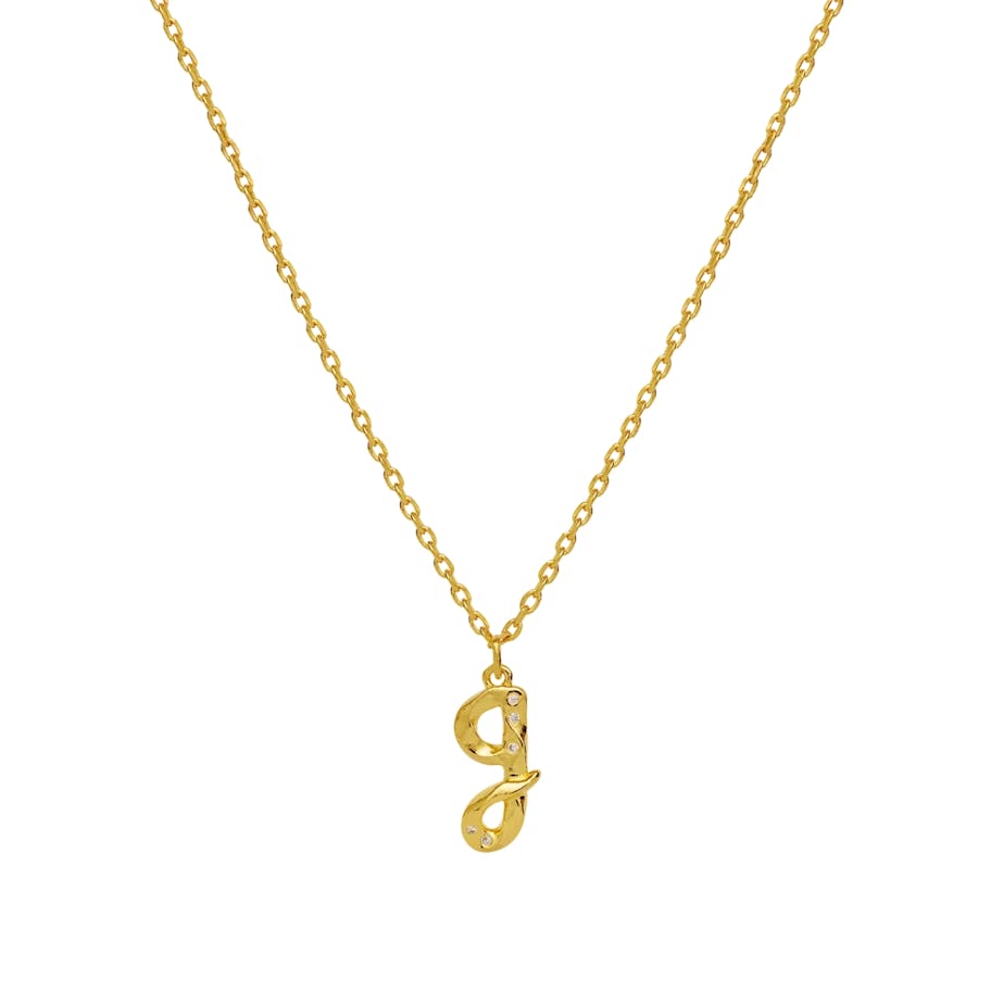Maanesten — Alphabet Necklace G Maanesten Alphabet Necklace G — Halsketting