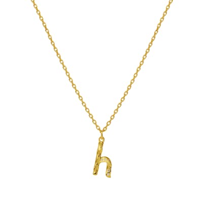 Maanesten — Alphabet Necklace H Maanesten Alphabet Necklace H — Necklace