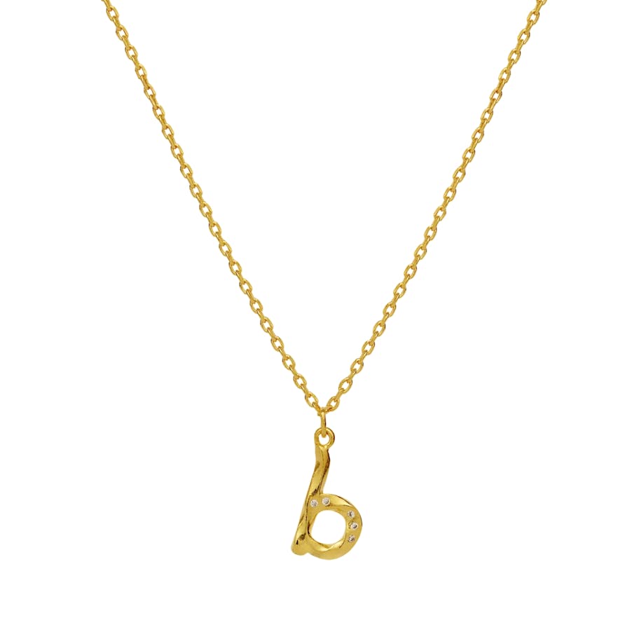 Maanesten — Alphabet Necklace B Maanesten Alphabet Necklace B — Halskette