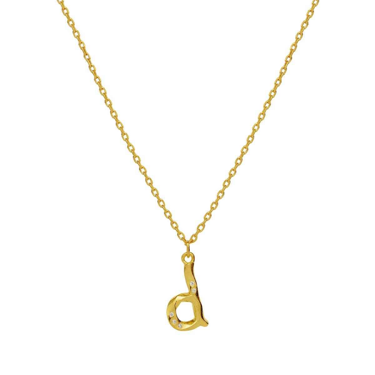 Maanesten — Alphabet Necklace D Maanesten Alphabet Necklace D — Halskæde
