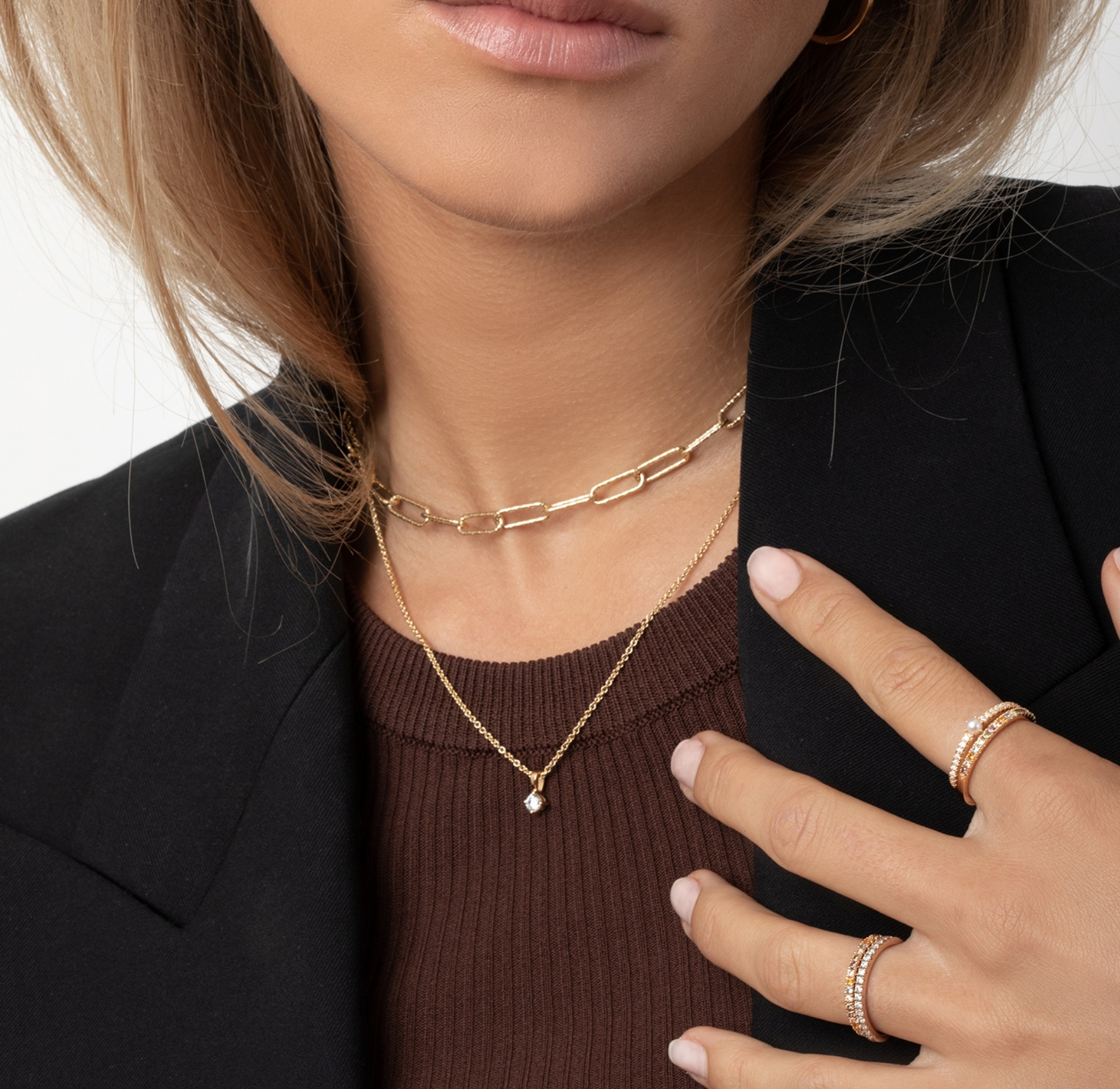 Sif Jakobs Jewellery Princess Piccolo Pendant — Halskæde