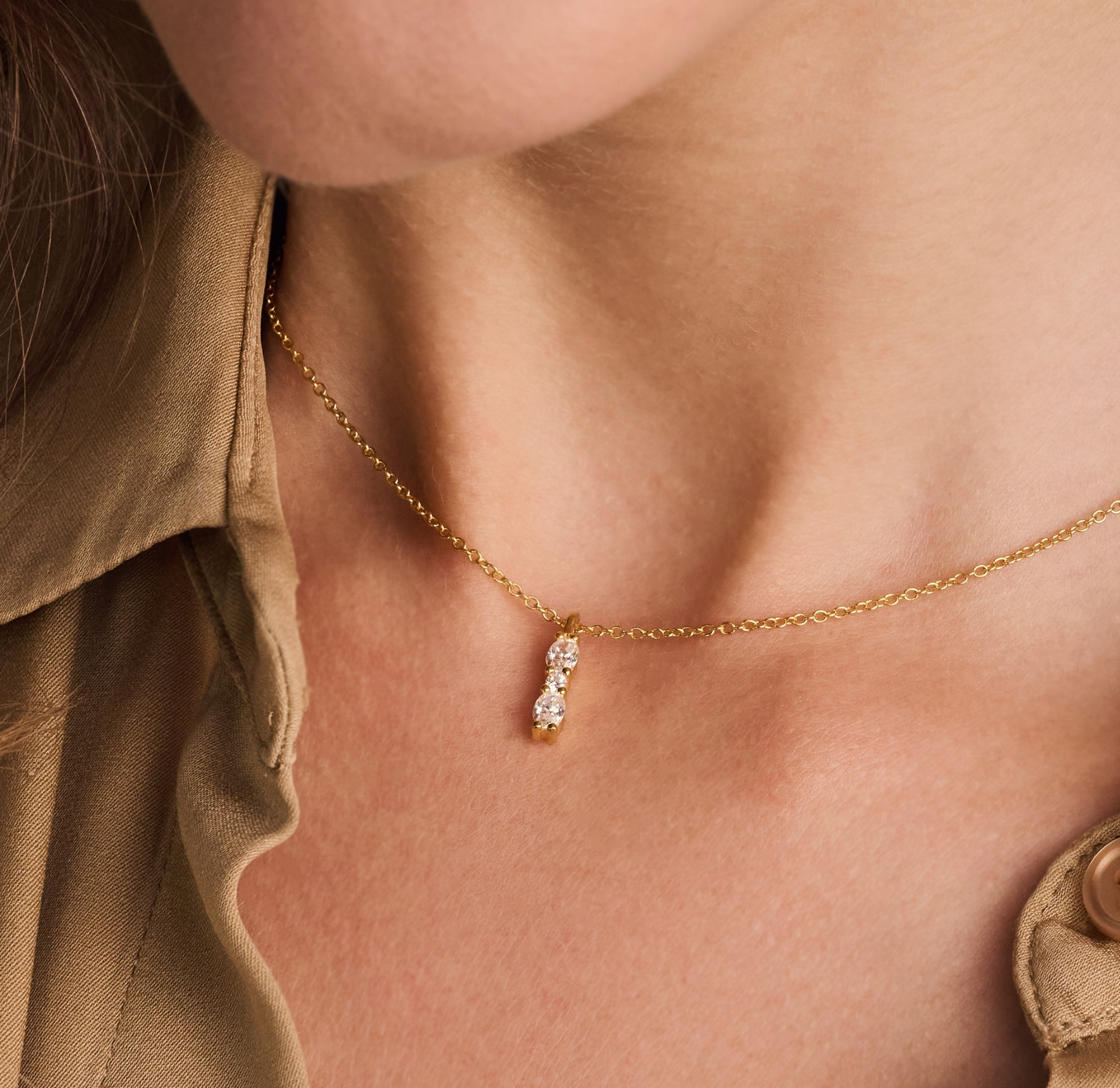 Sif Jakobs Jewellery Ellerra Ovale Piccolo Necklace — Naszyjnik