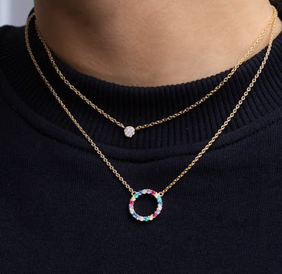 Sif Jakobs Jewellery — Biella Grande Color Necklace Sif Jakobs Jewellery Biella Grande Color Necklace — Halskette