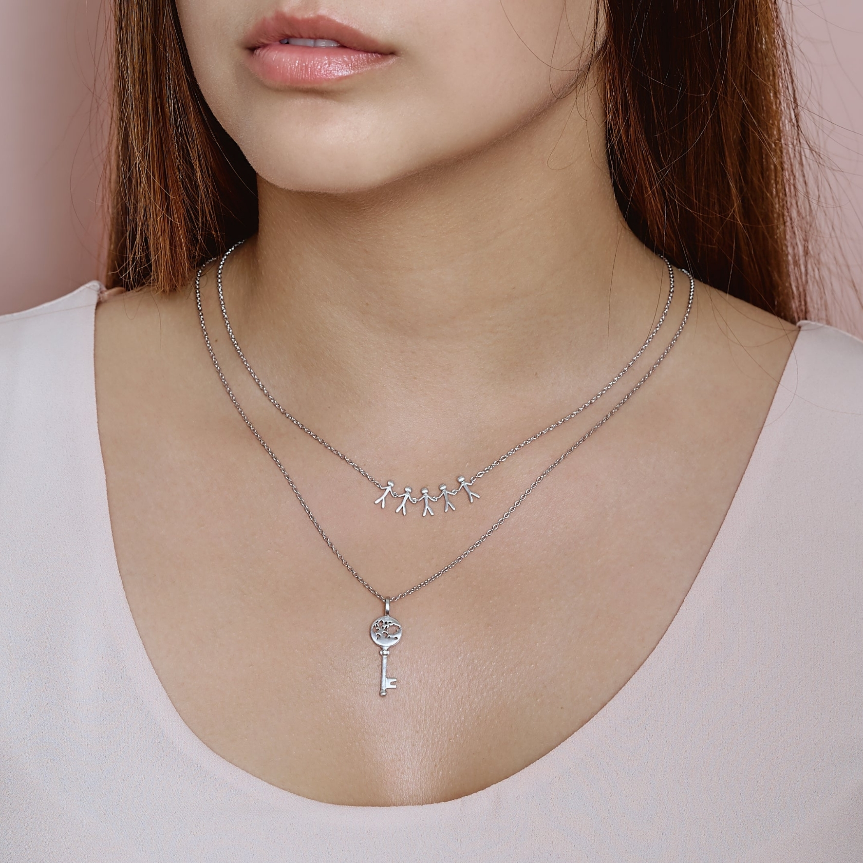 byBiehl Together Family 5 Necklace — Halsband
