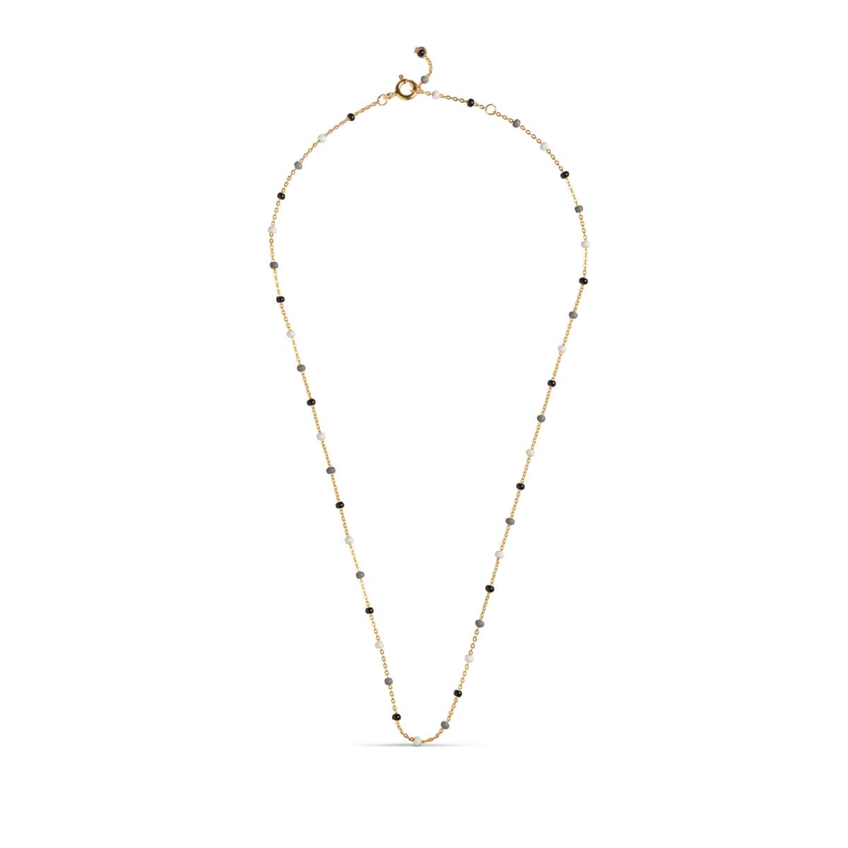 Enamel Copenhagen — Lola Necklace Salt'n'Pepper Enamel Copenhagen Lola Necklace Salt'n'Pepper — Collier